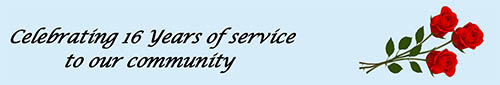Celebrating 16 Years of service to our community